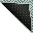thumbnail image 3 of Addison Rugs Chantille Indoor/Outdoor Transitional Geometric Teal Washable Rectangle Rug, 3' x 5', 3 of 6