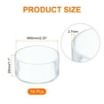 thumbnail image 2 of Uxcell 16 Pcs Protectores de Suelo de Silicona para Patas de Silla 60 mm/2.35" Redondos Tapas Antideslizantes para Patas de Silla para Pisos de Madera Reducir Ruido y Rasguños, Transparente, 2 of 6