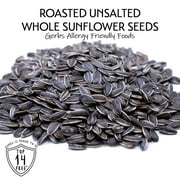 Unsalted Sunflower Seeds In Shell by Gerbs - 2 LBS - Top 14 Food Allergen Free & NON GMO - Dry Roasted