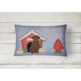 thumbnail image 2 of Carolines Treasures BB2810PW1216 Dog House Collection Chocolate Labrador Canvas Fabric Decorative Pillow  12H x16W, 2 of 3