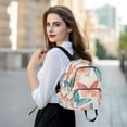 thumbnail image 6 of FORMRS Mini Backpack Purse for Women Travel Daypack Casual Shoulder Bag, Watercolor Butterflies, 6 of 7