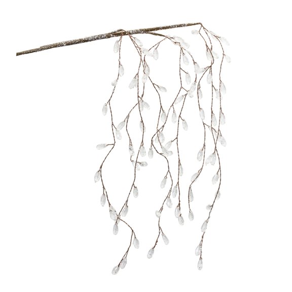 Melrose International Icy Hanging Branch (Set of 6)