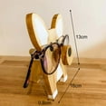 thumbnail image 5 of UDIYO Eye-catching Glasses Stand Universal Wood Creative Dog Cat Glasses Display Stand for Living Room, 5 of 7