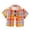 Orange, variant on MUXiin Boys T Shirts Size 7 Button Up Tropical Print Boys Hawaiian Shirt Short Sleeve Gentleman Tops Fashion Summer Beach Shirts for Kids