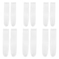 thumbnail image 1 of EeaseMX 6 pares de calcetines blancos de sublimación imprimibles, calcetines rectos en blanco, 1 of 8