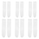 thumbnail image 1 of EeaseMX 6 pares de calcetines blancos de sublimación imprimibles, calcetines rectos en blanco, 1 of 8