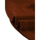 thumbnail image 5 of INSPIRAR CHIC Blusa de Mujer Elegante de Terciopelo con Escote Corazón de Manga Larga y Peplum Talla S Marrón Oscuro, 5 of 6