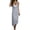 #0178-Gray, variant on Knit Dresses for Women Halter Neck Sleeveless Long Dress with Loose Silhouette Evening Casual Maxi Dresses Gift