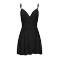 thumbnail image 4 of Puntoco Vestidos Mujer Elegante Vestido con Tirantes Y Cuello En V Vestido Delgado De Satén Vestido Corto Sexy, 4 of 6
