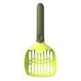 thumbnail image 2 of Cat Litter Scoop,Kitty Plastic Scooper, Deep Shovel, Long Handle, Poop Sifting, Kitten Pooper Lifter, Durable, Heavy Duty, for Litter Box,10X4 in (Green), 2 of 6