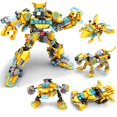 thumbnail image 1 of QIUPING Guerrier Guêpe Transformable Casse-Tête 4-en-1 Blocs de Construction Jouets, 1 of 4