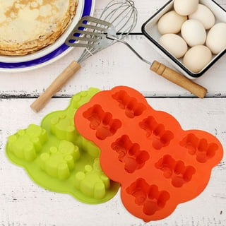 9 Cavity Mini Bear-shaped Carbon Steel Muffin Pan Cute Bear