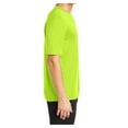 thumbnail image 3 of Yellow Rooster Men's PosiCharge Competitor Polyester Tee Shirt Neon Yellow 4XL, 3 of 8