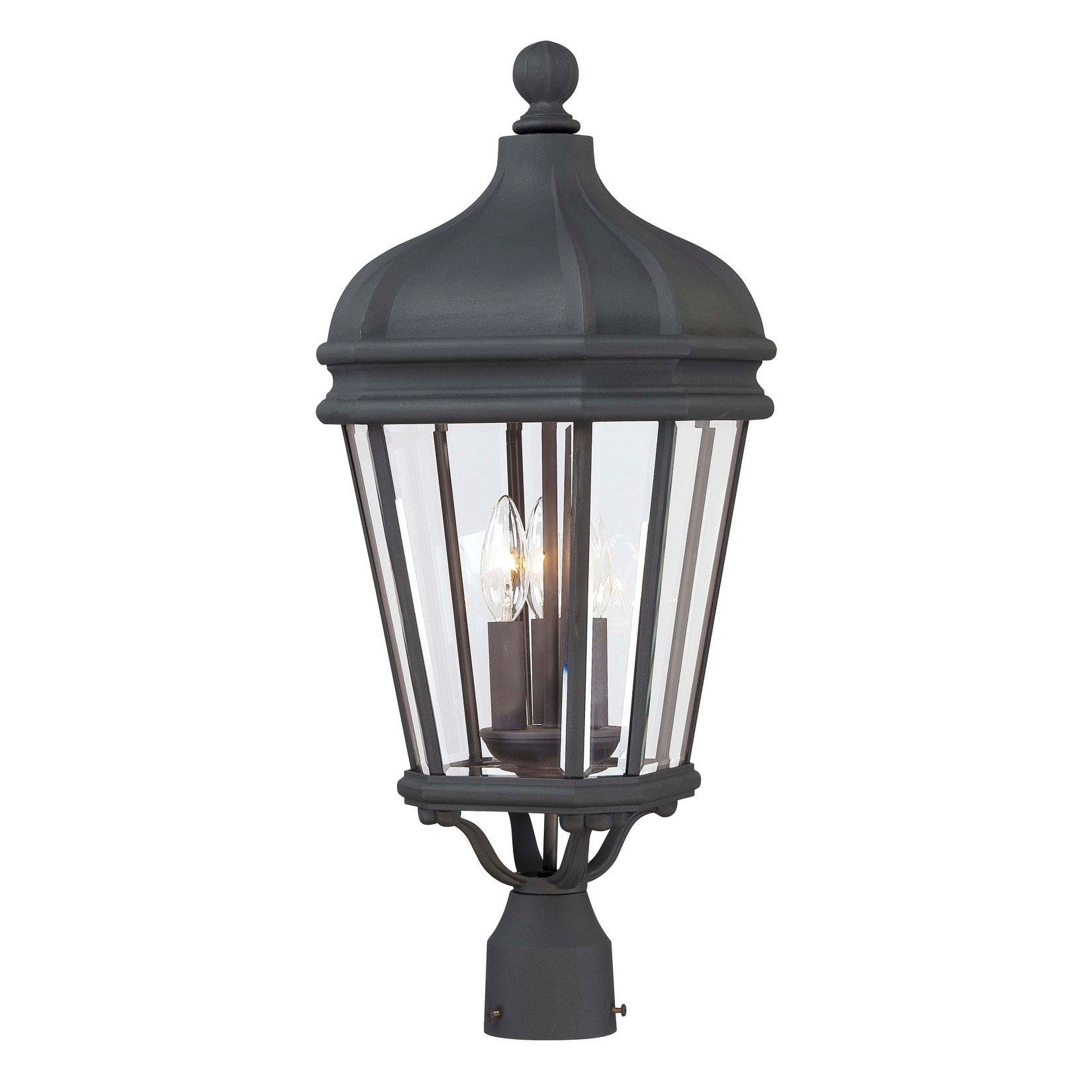 Minka Lavery - Great Outdoors - Harrison- 3 Light Outdoor Post Mount In