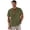 Army Green, variant on Mens Short Sleeve Guayabera Shirts Linen Cotton Button Down Mexican Embroidered Cuban Wedding Shirt Summer Beach Tops Gray S