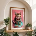 thumbnail image 5 of surfer cat 01 - Photography Cat Animal Surrealism Pastel Surfboard Whimsical Unframed Wall Art Print 20 x 30 inches, 5 of 60