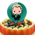 thumbnail image 5 of Acrylic Harry Potter Draco Cute Chibi Character Cake Topper Party Decoration for Wedding Anniversary Birthday Graduation, 5 of 7