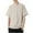 Beige, variant on Men's T-Shirts Plus Size Crew Neck Elbow Length Tops Solid Color Loose Fitted Shirts Casual Comfy Summer Breathable Dailywear Shirts