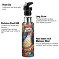 thumbnail image 3 of ALAZA Bohemia Turkey Water Bottle Insulated Flask Stainless Steel Straw Lid 20 oz, 3 of 6