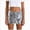 Silver-1, variant on Women's Sequin Shorts Sparkly High Waist Glitter Festival Shorts for Rave Party Concert (Silver-1,L)
