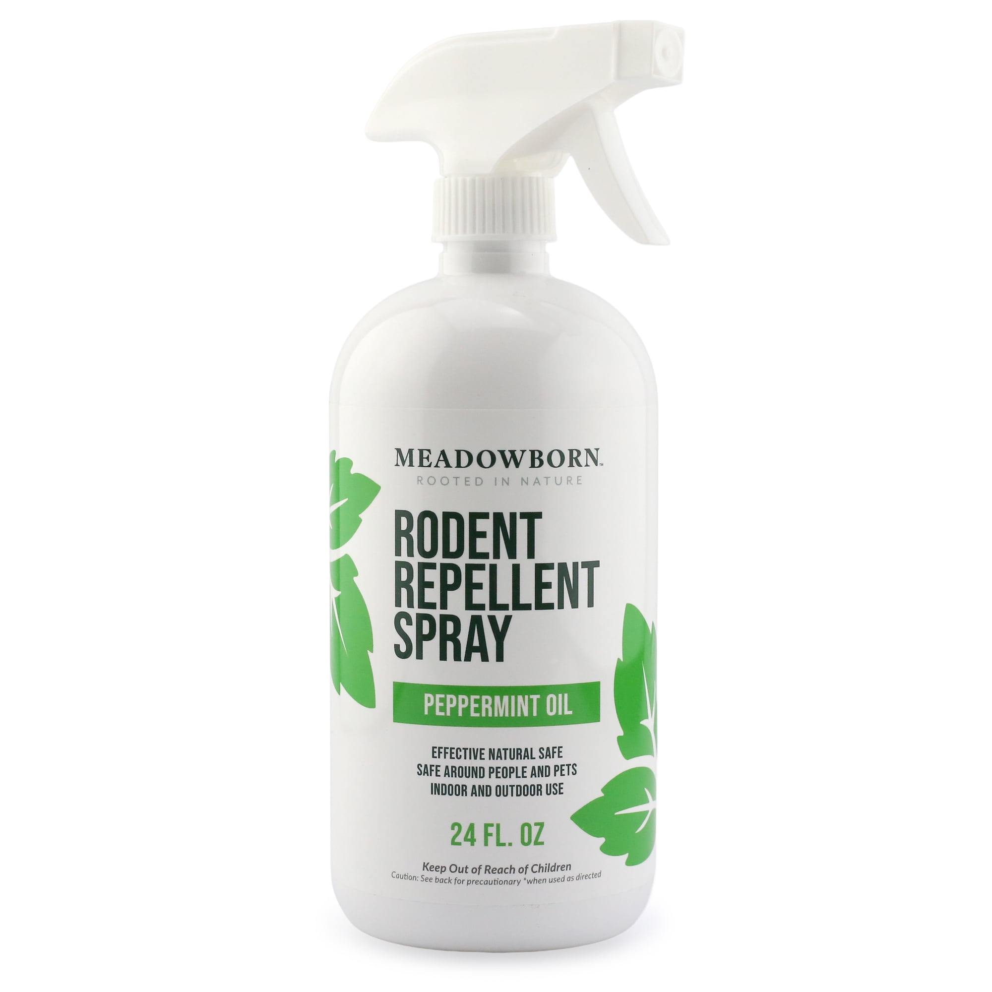 Meadowborn Peppermint Oil Rodent Control Spray – Natural Indoor & Outdoor Control for Mice and Rats - Plant-Based, Extra-Strong Formula - 24 oz
