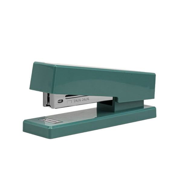 Wdhugt Green Heavy Duty Stapler With Abs And Steel Construction For Document Binding 5X1.57X1.4 Inches Large Capacity Design Green