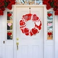 thumbnail image 6 of Valentine's Day Wreaths Clearance Valentines Day Decor Wreaths for Front Door Outside Heart Shaped Wreath for Outdoor Valentine's Day Gifts, 6 of 9