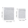 thumbnail image 3 of Fine Mesh Laundry Bag Washing Machine Storage for Clothes Bags Underwear White Travel, 3 of 6