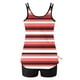 thumbnail image 4 of Trajes de baño tankini para mujer Trajes de baño de dos piezas con espalda de tiras y estampado conservador para mujer Traje de baño de dos piezas para mujer, 4 of 5