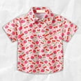thumbnail image 2 of XXWXYD Clearence Girls Cardigan Shirt - Spring Summer Beach Cover-Up Shirt with Adjustable Bow, Lightweight Knit Top for Casual Outfits, Birthday Party & Photo (3-4 Years,Watermelon Red), 2 of 9