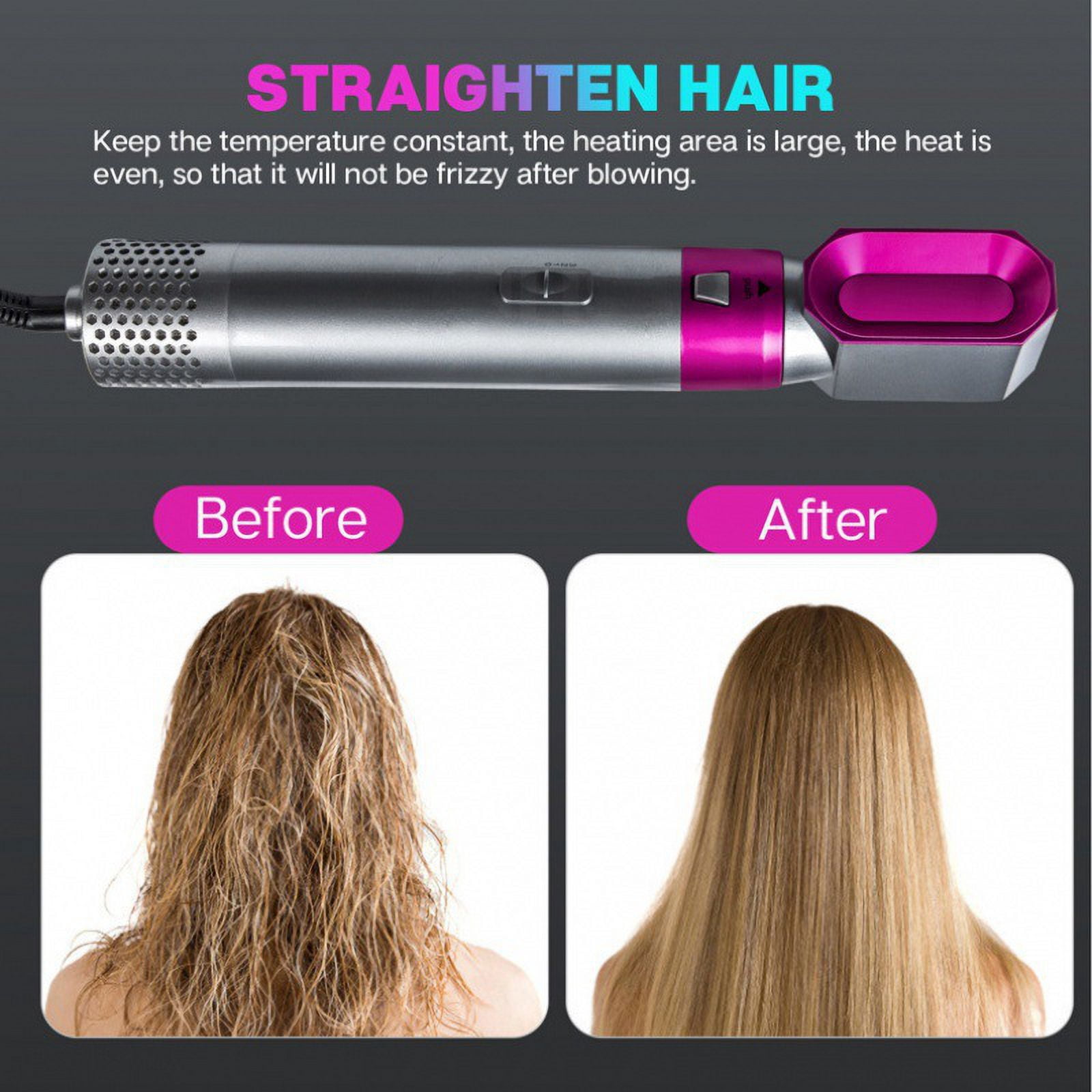 Magic Styler 4-in-1 Airstyler, Magicstyler Air Styler, Curling Iron Brush Air Curler Air Styler Wrap, Auto Wrap Curlers, Multi Hair Styler for Fast Hairstyle (Purpl)