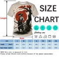 thumbnail image 2 of Rebaike Samurai Anime Manga Art T-Shirt – Japanese Warrior Ink Style Graphic Tee for Men, 2 of 7