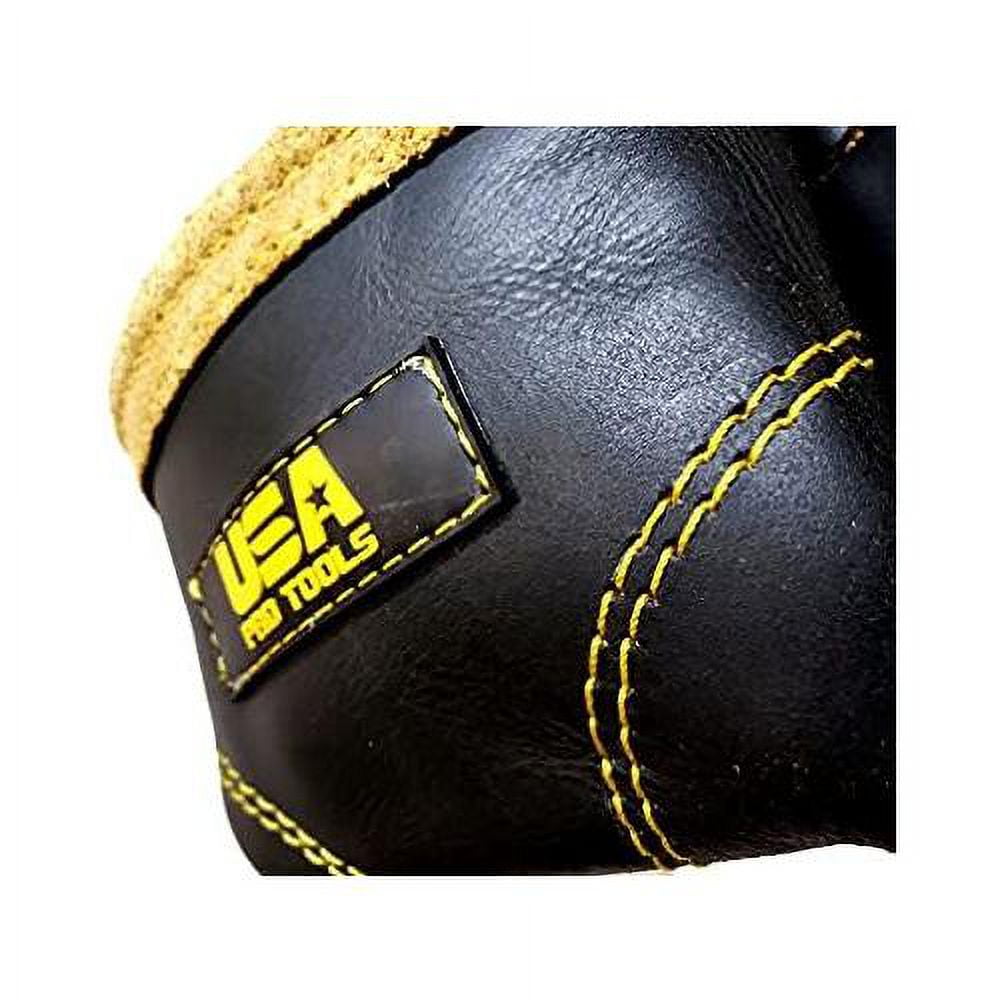 Carpenters Leather Tool Pouch Bag | Ideal For Electricians, Framers And Handyman | 10 Pockets With 2 Hammers Holders