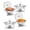 4 PCS, variant on 2 Pack Chafing Dishes for Buffet, Stainless Steel Food Pan with Lid, 5QT Round Chafing Dish Buffet Set Food Warmer, Food Warmers for Parties Buffet Catering Events Dinners