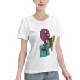 thumbnail image 2 of T-Shirt Basique à Manches Courtes pour Femmes Style de Rue Demon Slayer, 2 of 6