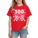 thumbnail image 1 of Camiseta de Manga Corta Linda para Niños Niñas Impresión Gráfica Escuela Temporada Casual Tee, Chicas Manga Corta Tops Ropa de Juego Suave Alternativa, 1 of 9