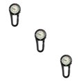 thumbnail image 4 of ZLight Alloy Beautiful Pocket Watch With Luminous Display Function Wide Range Of Application Quartz Watch black 3Set, 4 of 6
