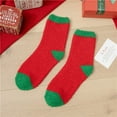 thumbnail image 2 of BKQCNKM Christmas Stocking Christmas Stockings Super Cute Warm Plush Soft Print Women'S Christmas Ear Socks Socks Winter Socks Stocking Stuffers For Adults Red One Size, 2 of 4