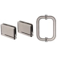 thumbnail image 5 of CRL PPHS3BN Brushed Nickel Prima Shower Pull and Hinge Set, 5 of 5
