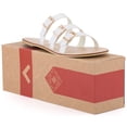 thumbnail image 3 of Gallery Seven Tri-Strap Slide Sandals for Women, 3 of 7