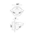 thumbnail image 2 of CWI Lighting Private I Contemporary Metal LED Sconce in Matte Black, 2 of 5