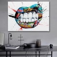 thumbnail image 1 of Cuadro Labios Graffiti Arte, 1 of 4
