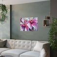 thumbnail image 3 of Orchids in the Breeze Abstract Plant Garden Art Print on Satin Posters, 3 of 3