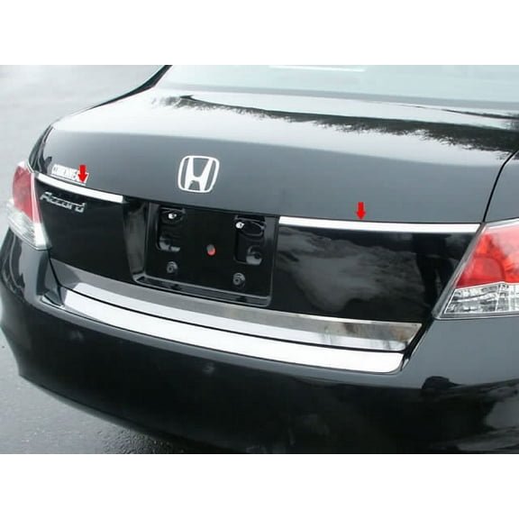 Stainless Steel Trunk Accent Trim 2Pc Fits 2008-2010 Honda Accord TP28281 QAA