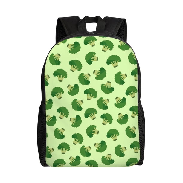 Easygdp Broccoli Vegetables Mochila Versátil y Elegante: Comodidad, Almacenaje y Durabilidad para la Universidad, Trabajo, Viajes y Uso Diario