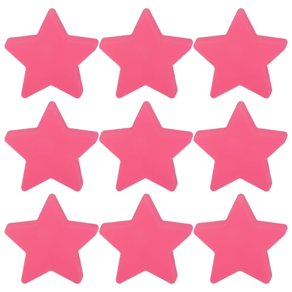 Uxcell 108Pcs Stars Cutouts 3.5"x4" Paper Star Shaped Paper Cards for Bulletin Board Decorations Pink