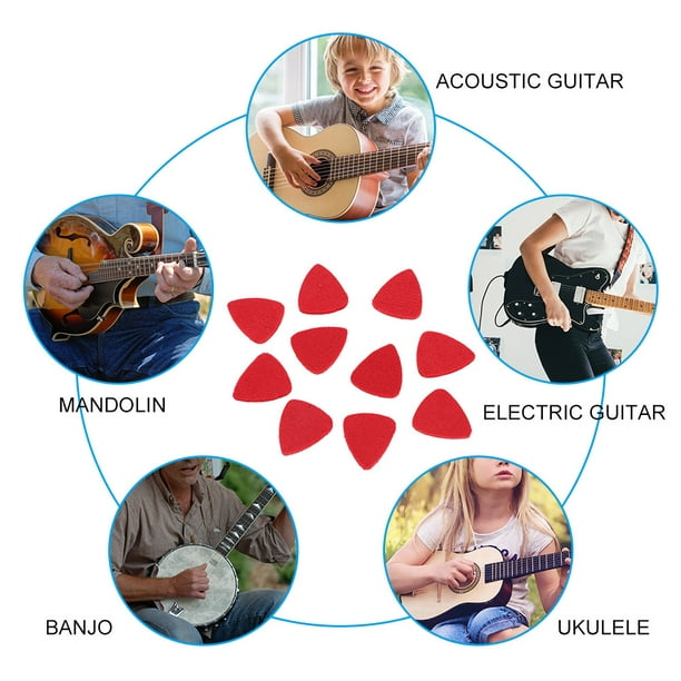 médiator et tête de guitare pour logo d'instrument de musique