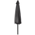 thumbnail image 6 of ABCCANOPY 9FT Patio Half Umbrella With Crank Handle, Dark Gray, 6 of 7