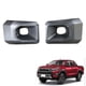 thumbnail image 5 of 1Pair Car Front Bumper Fog Light Lamp Hoods Housing Cover Replacement for Toyota Hilux Rocco 2020 20, 5 of 5