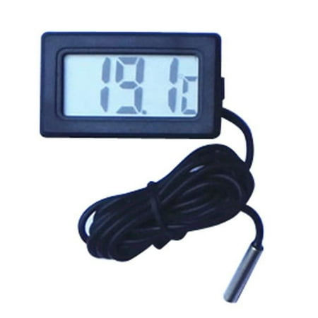 

Fdelink Digital Lcd Display Meter Display LCD Digital 1M Temperature Black